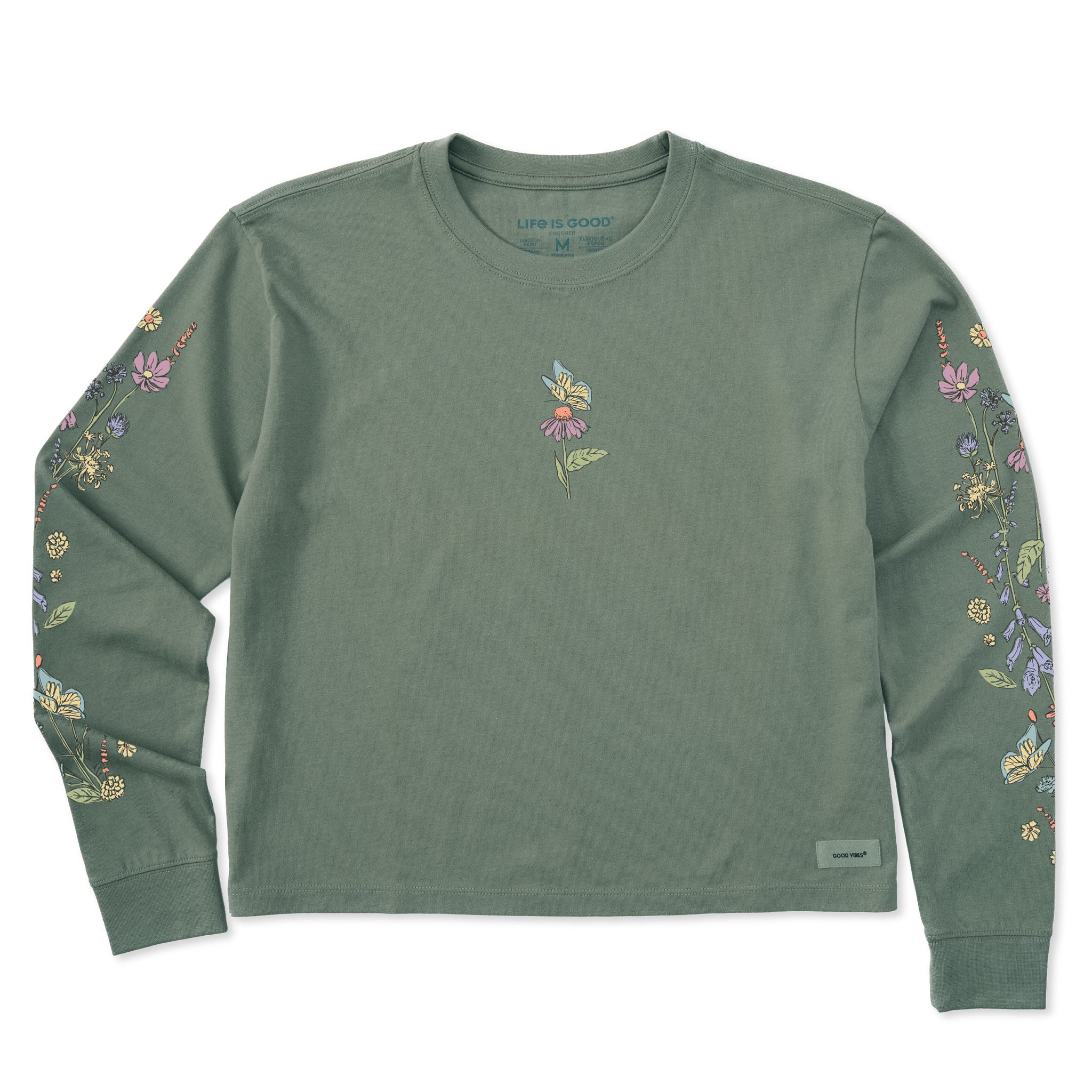 Butterflies & Wildflowers Long Sleeve Tee