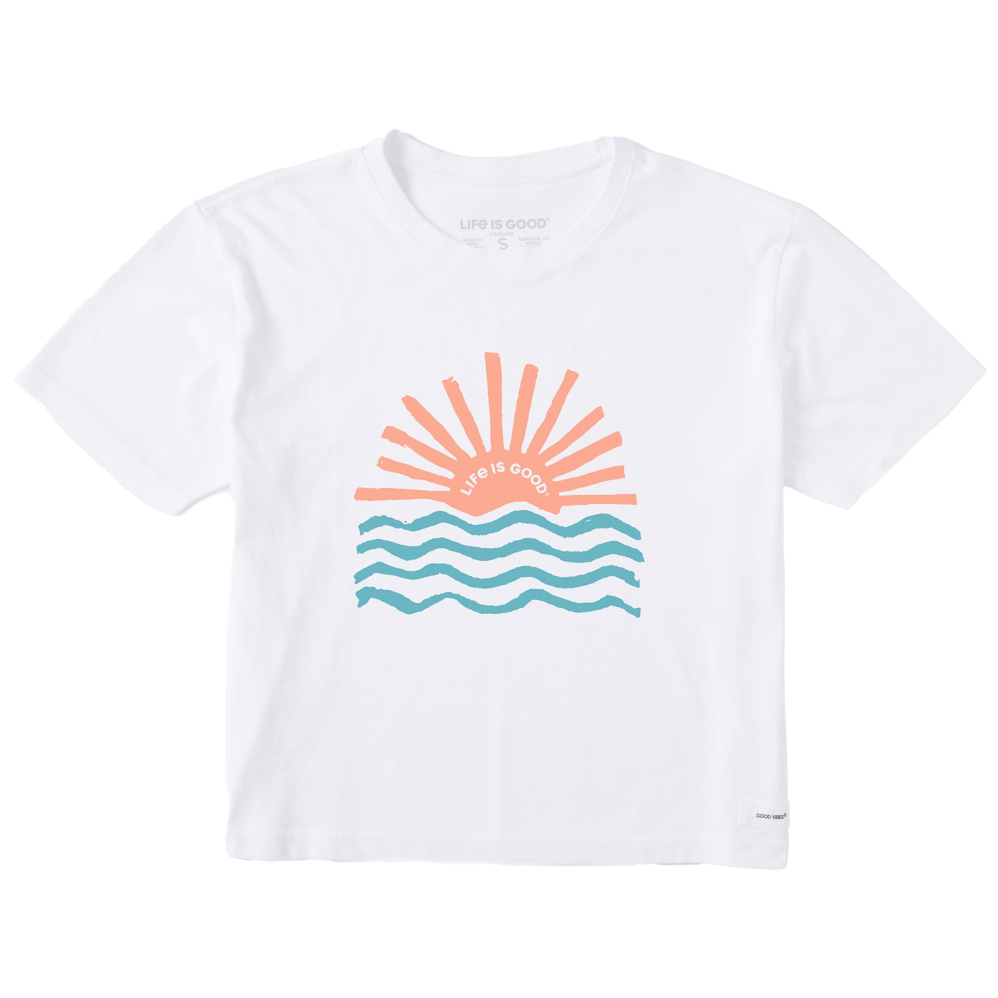 Sunny Waves Boxy Tee