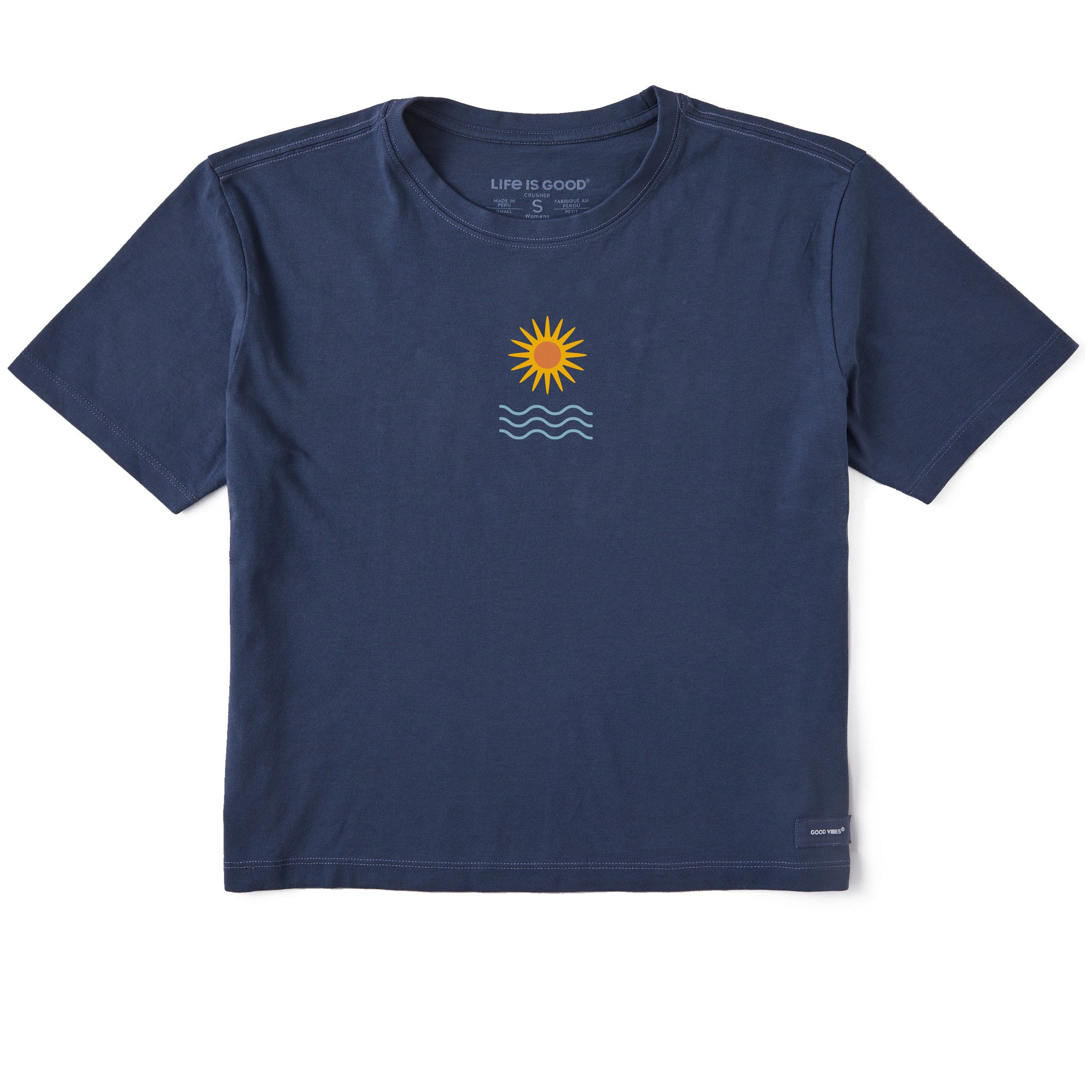 Sun Over Waves Boxy Tee